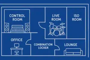 Different Rooms In A Recording Studio