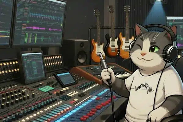 Mixing and Mastering Studio with Analogue vs Digital