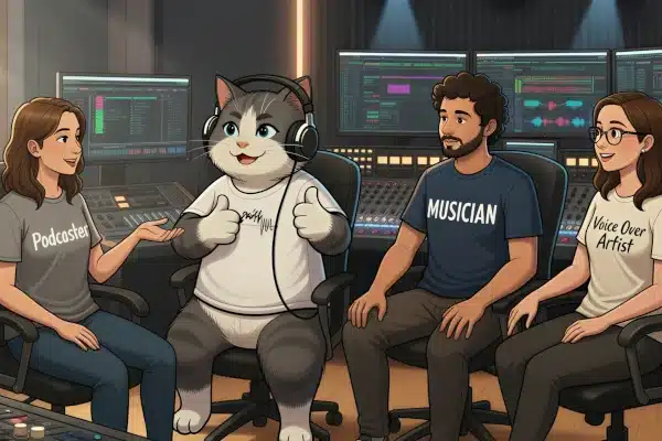 Artists in Recording Studio