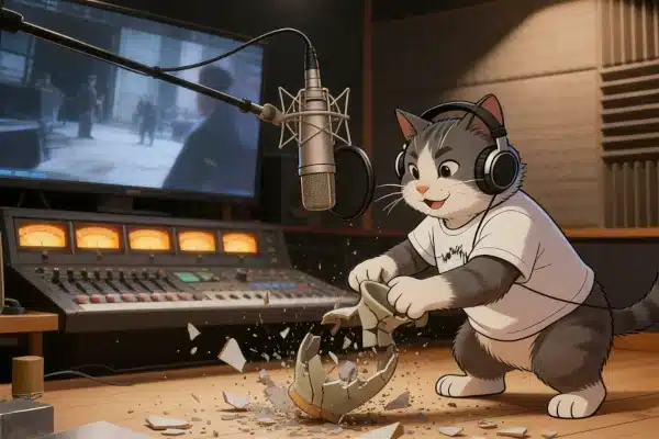 Foley in a Recording Studio