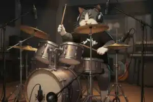 Professional Recording Studio Drums